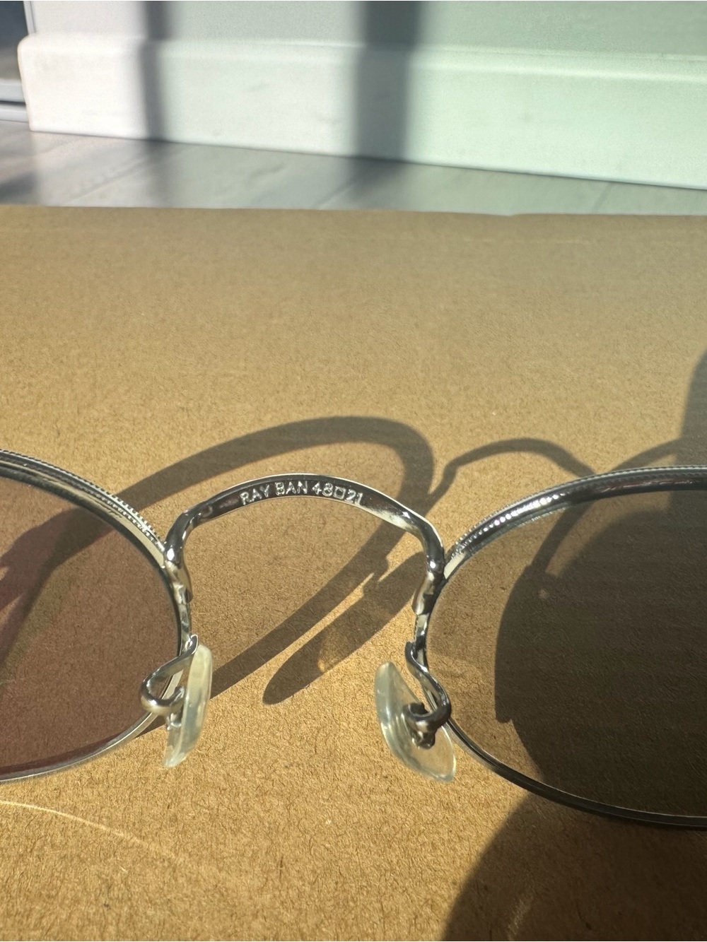 Ray-Ban Silver oval round Metal Frame Glasses - Picture 9 of 11